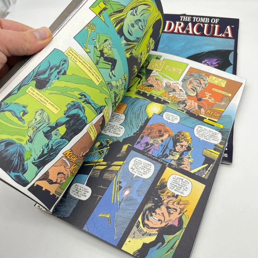 The Tomb of Dracula Epic Comics Books 1-4 Day of Blood Night of Redemption Set